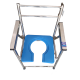 Stainless Steel (SS) Comfortable Commode Chair